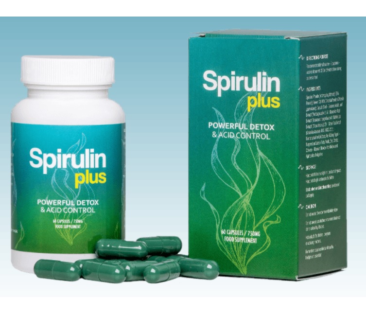 Capsulele Spirulin Plus pentru detoxifierea organismului